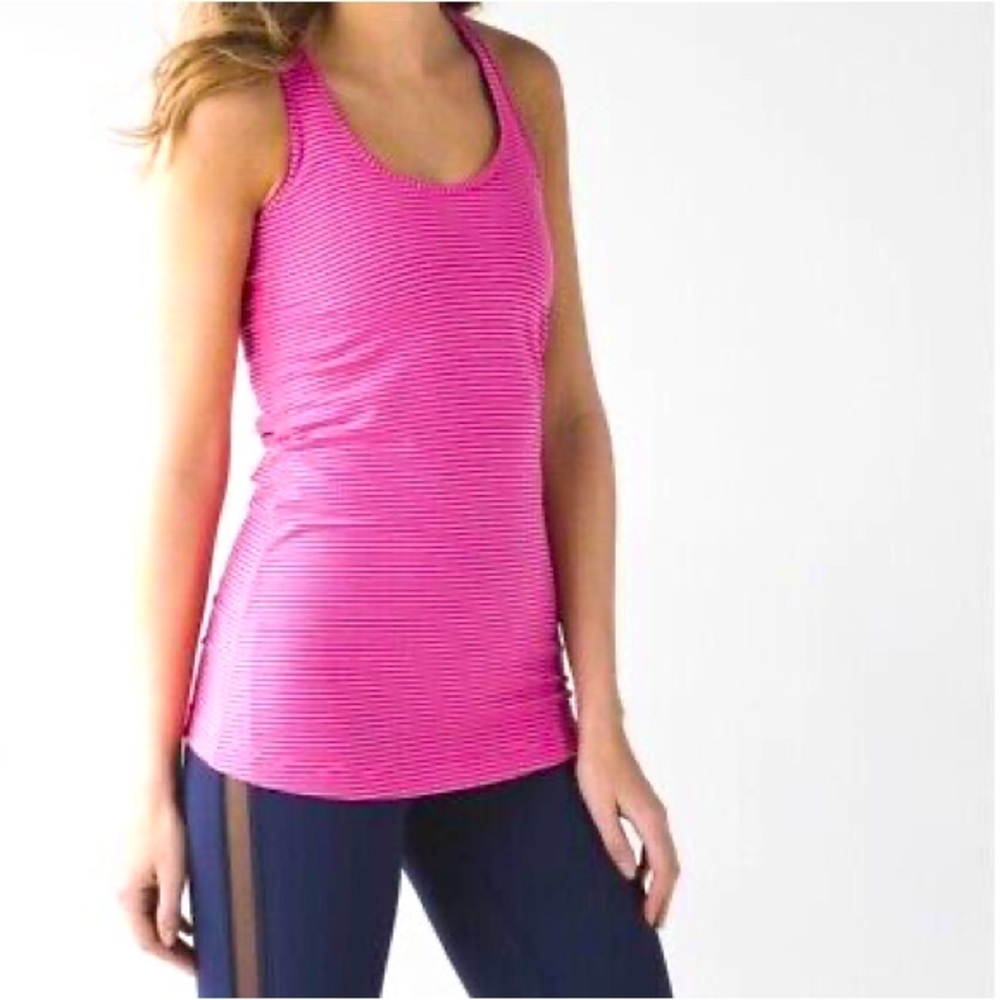 Lululemon Cool Racerback- Hot Pink
